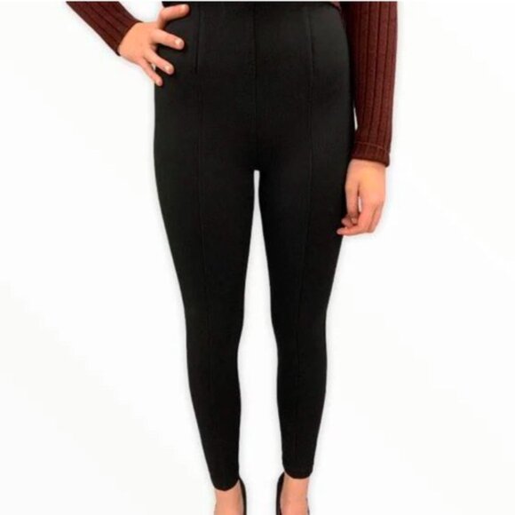 La Seta Pull On Slim Stretch Pants Grey - Picture 1 of 7